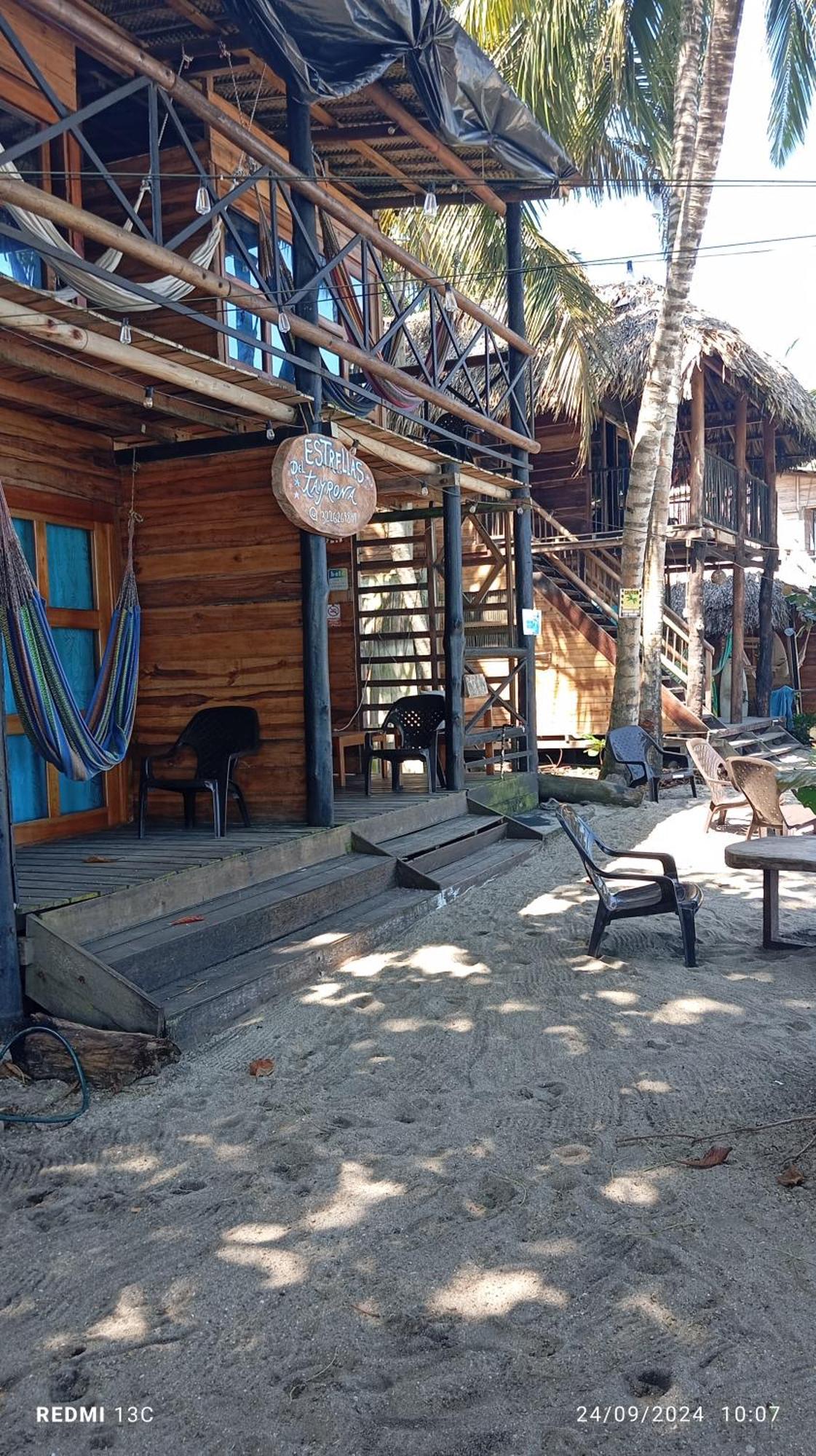 Hostal Estrellas Del Tayrona Playa Mendihuaca Guachaca 外观 照片